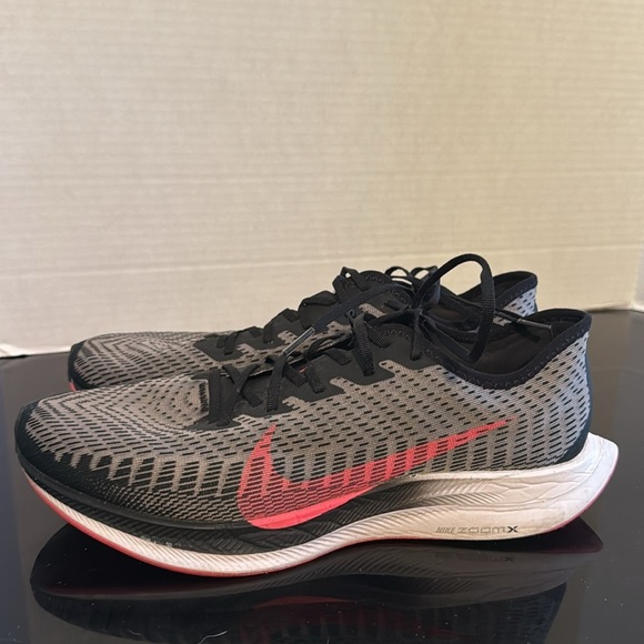 Nike Zoom Pegasus Turbo 2 Black/Pink&Grey AT2863-007 Mens Size 12 Running Shoe main image 7